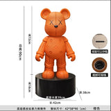 Bear Decoration Landing Figurine Resin Material Ornaments Sculpture Beside The TV Cabinet in The Living Room Festival Gift