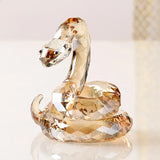 Crystal Dog Figurine for Birthday Gifts Chinese Zodiac Animal Art Craft Lucky Fortune Desktop Decor for Home Office Display