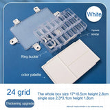 AOOKMIYA Plastic Storage Box for Watercolor Gouache Oil Painting Dispenser Multi-Functional Paint Humidor Container Boxes Art Supplies  AOOKMIYA.COM