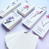 AOOKMIYA POTENTATE Card Watercolor Paper 300g Cotton Pulp Fine Lines Portable Ticket Stub Bookmark Painting Paper Travel Art Supplies