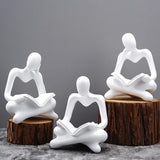 Decorative Sculpture Home Decor Modern Resin Statue For Living Room Ornaments For Home Figures Decoration Table Desk Read Crafts
