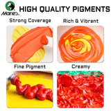 AOOKMIYA Marie's Artists' Oil Paint Set,12/18 Vibrant Colors,Rich Pigments Oil Based Paint Kit of 12ml/0.4floz Tube for Canvas,Paper