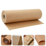AOOKMIYA Brown Kraft Paper  5M Roll Ideal for Gift Wrapping, Art & Craft Postal, Packing, Shipping, Floor Covering, Parcel, Table Runner,