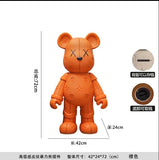 Bear Decoration Landing Figurine Resin Material Ornaments Sculpture Beside The TV Cabinet in The Living Room Festival Gift