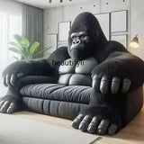 AOOKMIYA ART+ Creative Gifts ss 26 Gorilla Sofa Living Room Furniture Secondary Sofa Bedroom Bed Creative Large and Small Apartment Type Leather Sofa Bed