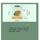 Transparent acrylic board clip Wallet Binder High-value Folder Board Test Paper Storage Artifact Students Exam Pad Writing Board