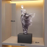 Figure Sculpture Portrait Sculpture Resin Sculptur Art Senior Statue Living Room Home Decor Office Desk Minimalist Art Ornaments