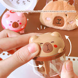 Cartoon Cute Capybara Pencil Sharpener Portable Mini Manual Pencil Sharpener Office School Supplies Student Stationery Gifts