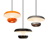 Modern Simple Design Pendant Light Orange Black White Hanging Lamp for Dining Room Table Kitchen Island Home Decor Light Fixture