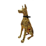 Nordic Fashion Electroplated Dog Statue, Resin Home Crafts, Large Living Room Floor Ornaments living room decoration