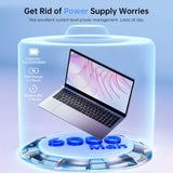 ACEMAGIC 17.3inch Laptop with High Performance Quad Core-12th Alder Lake N97 Laptop Computer Spacious Storage 16GB RAM 512GB ROM