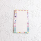 A6 Notebook Inside page 6 Ring Journal Spiral Replacement Journal Cute Note Book Weekly Grid Blank Diary Paper free shipping