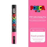 1-Pc Uni Posca Paint Marker Pen Medium PC-5M 29 Colors  Art Supplies Stationery Painting Graffiti Anime Poster  Advertising