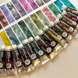 AOOKMIYA 22-color Rubens Artist Grade Layered Watercolor Paint Subpackage 0.5/1/2ML Portable Watercolor Box Sketching Art Supplies