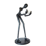 AOOKMIYA ART+ Creative Gifts Nordic humanoid sculpture floor lamp creative ball holding designer exhibition hall, hotel sales office, character decoration st