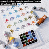 AOOKMIYA German Schmink Tundra/forest Series Watercolor Paint 0.5ml/1ml Acuarelas Set Layered Color Precipitation Color Art Supplies
