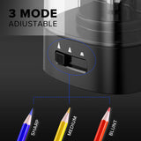 AOOKMIYA Deli Electric & Battery Pencil Sharpener, Automatic with Adjustable Thickness