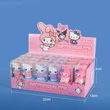 24pcs Sanrio Hello Kitty Pencil Sharpeners Cinamonroll Kuromi Student Mini Sharpening Tools Stationery School Supplies Wholesale
