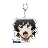 AOOKMIYA ART+ Creative Gifts Blue Lock Isagi Yoichi Acrylic Anime Keychain Bag Charms Pendant Jewelry Cute Creative Key Ring Friends Gift Figure Cartoon