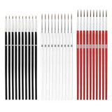 30x/Set Fine Paint Brushes with 3 Size #0 #00 #000 Tiny Detail Painting Brushes Small Liner Tip Paint Brush for Painting