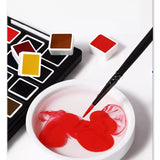 AOOKMIYA Paul Rubens Qiaomei Solid Watercolor Paint Set 24 Colors Professional Water Color With Palette for Painting Artist Art Supplies  AOOKMIYA.COM