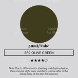 AOOKMIYA 50ml Marie's Oil Paints,Professional Oil Based Pigments Art Supplies for Craft Painting,Rich Colors,Gifts for Artist,Beginners