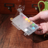 AOOKMIYA Portable Watercolor Palette Empty Acrylic Loose-leaf Paint Box with Cover Artist Accessories Travel Painting Art Supplies