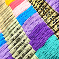 AOOKMIYA Choose Any Colors 150 Pieces DMC Embroidery Cross Stitch Floss Thread Yarn DMC threads Cross stitch threads