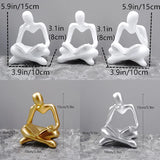 Decorative Sculpture Home Decor Modern Resin Statue For Living Room Ornaments For Home Figures Decoration Table Desk Read Crafts