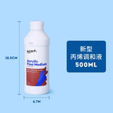 Montmartre Acrylic Medium Matt Gloss Blending Liquid White Transparent Base Crack Paste Sculpting Paste Painting Supplies