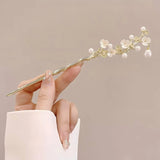 Elegant Chinese Style Hair Clip Tassel Hair Stick Traditional Floral Design Hairstyle Accessory Women Jewelry Hairpin Hairneedle