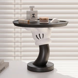 AOOKMIYA ART+ Creative Gifts Creative Mickey Tray Desktop Candy Storage Tray Container Resin Figurines Interior Entrance Key Home Office Table Decorations