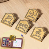 AOOKMIYA POTENTATE Brass Palette Fixing Clip Outing Sketching Paint Box Hand Account Clip Metal Bill Clip Travel Painting Art Supplies