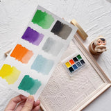 AOOKMIYA Winsor & Newton New Replica 8-color Watercolor Paint Subpackage 0.3/0.5/1ML Professional Artist Painting Watercolor Art Supplies