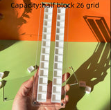 AOOKMIYA Empty Acrylic Watercolor Box Palette 14/26/44 Grids Portable Dust Proof Magnetic Clear Box Painting  Art Supplies