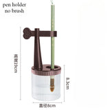 AOOKMIYA Multifunctional Painting Brush Holder/brush No-wash Moisturizing Brush Cup/hanging Pen Drying Device/brush Bucket Art Supplies