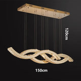 Modern home decoration salon lamps for living room smart crystal Pendant lights dining room indoor lighting