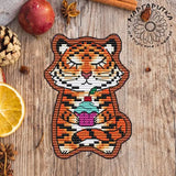 AOOKMIYA Plastic aida Cross Stitch Kit Package Needlework Counted Cross-Stitching Kits Embroidery refrigerator magnet animals styles