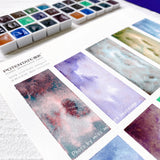 2022 new products as Jue layered color watercolor paint mineral texture ancient style illustration precipitation color set