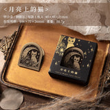 AOOKMIYA Watercolor Book Retro Metal Clip Travel Hand Ledger Fixed Clip Travel Portable Watercolor Box Clip Stationery Art Supplies