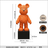 Bear Decoration Landing Figurine Resin Material Ornaments Sculpture Beside The TV Cabinet in The Living Room Festival Gift