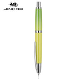 JINHAO 10 Press Fountain Pen Retractable EF/F Nib Metal With Clip Writing Ink Pen Converter School Supplies Stationery PK A1 A2