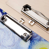 Transparent acrylic board clip Wallet Binder High-value Folder Board Test Paper Storage Artifact Students Exam Pad Writing Board