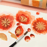 AOOKMIYA Luxurious Set of 72 Pearlescent Watercolor Paints - Perfect for Traditional Chinese Painting & Thangka Calligraphy  AOOKMIYA.COM