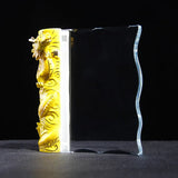 AOOKMIYA Customized Transparent Crystal Trophy, Five-Star, Creative Awards Ceremony, Competition Event, Craft Gift, Home Decorations, 1Pc