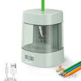 AOOKMIYA Deli Electric & Battery Pencil Sharpener, Automatic with Adjustable Thickness