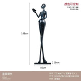 Hotel Lobby Large Figure Floor Ornaments Sales Office Model Room Window Abstract Art Soft Decoration Sculpture