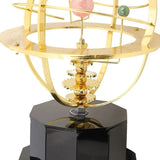 Grand Orrery Model of The Solar System Metal Mechanical Solar System Model Decoration for Astronomy Collect Gifts Office Decor