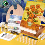 AOOKMIYA Marie's Oil Paint Set,24/18/12 Oil-Based Colors,12ml/0.42oz Tubes for Canvas,Drawing,DIY for Artists,Adult,Student Gifts Ideal