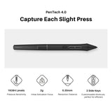 Huion Kamvas 13 Gen 3 Drawing Display 13.3" Art Tablet+Anti-sparkle Canvas Glass, 99% sRGB, PenTech 4.0 16384 Pen Pressure